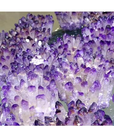 Room Decoration Amethyst Rough Stone 1pc Natural Crystal Cluster Amethyst White Ore Purple Quartz Stone Raw Crystals (Size : 350-400g) - Buy Online on GoSupps.com
