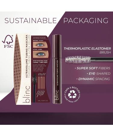 Blinc UltraVolume Tubing Mascara - Volumizing, Lengthening, Curling - Clean, Vegan, Cruelty-Free - 9mL/0.30 Fl Oz - Buy Online on GoSupps.com