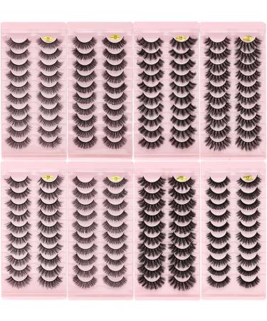 UAMOU Lashes Volume Fluffy Dense Russian Curling Fake Eyelashes Mink Eyes Extension Russian Strip Lashes handmade Cheerfully (Color : 10pairs 7D-31 Size : 20 Boxes) - Buy Online on GoSupps.com