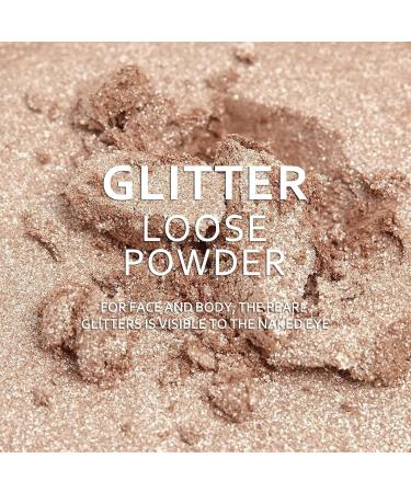 KYDA Glitter Powder Highlighter | High Gloss Loose Makeup for Face & Body - Sparkling Coverage 0.18 oz - Buy Online on GoSupps.com