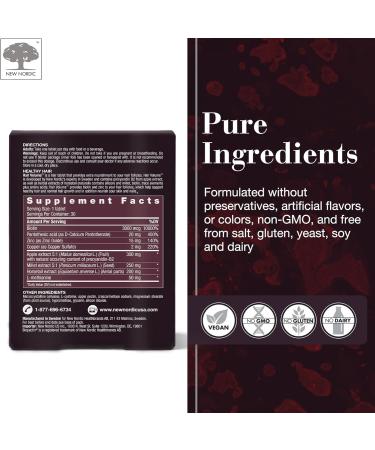 Hair & Liver Support Hair Volume Tablets 30ct plus Active Liver Gummies Beauty Boost by New Nordic - Buy Online on GoSupps.com