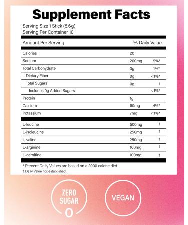 Waterplus Active Vegan Electrolyte Drink Mix - BCAA L-Arginine & L-Carnitine - 10 Sticks (Grapefruit & Hibiscus) by AMOREPACIFIC | International Shipping Available - Buy Online on GoSupps.com