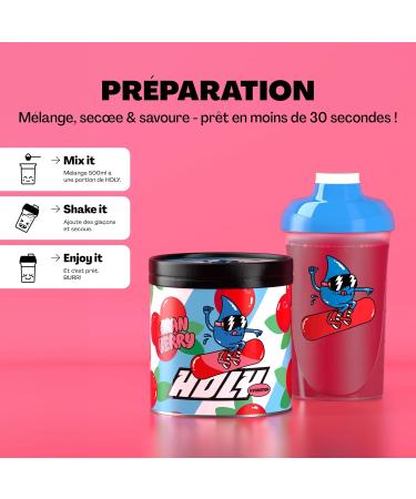 HOLY Hydration 'Strawberry Kiwi' | 50 Servings with Precious Electrolytes & Minerals | Moisturizing Drink | Vegan with 100% N - Buy Online on GoSupps.com