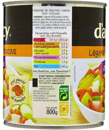 d'aucy L gumes Cuisin s Pour Couscous 800 g 1 - Buy Online on GoSupps.com