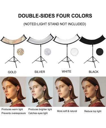 FUDESY Clamshell Light Reflector/Diffuser 67x24 - Photography Lighting Kit with Carry Bag - Buy Online on GoSupps.com