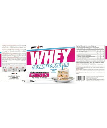  per4m Per4m Whey Protein Birthday Cake 900g - Buy Online on GoSupps.com