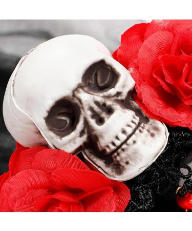 Beaupretty Black Devil Horns Headband Halloween Flower Headband Gothic Sheep Horn Headband Ram Horns Headpiece for Party 62.00X28.00X11.00CM Black 2 - Buy Online on GoSupps.com