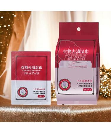 Individual Clothes Stain Remover Wipes Perfect for Weddings and Meetings 60 Units - Buy Online on GoSupps.com