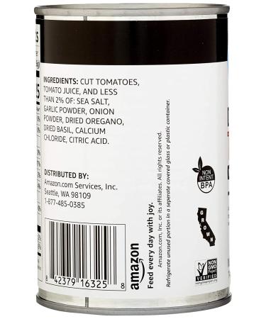 Happy Belly Diced Tomatoes with Italian Seasonings 14.5 oz - Premium Quality Ingredients for Delicious Recipes - Buy Online on GoSupps.com