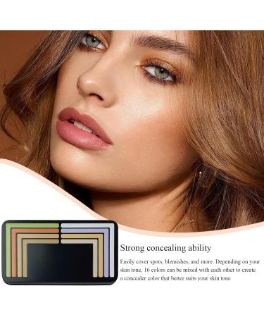 Bavokon Cremes makeup palette Cream concealer paletteChrageness Palite Under Eye Concealer 16 colors of beauty cream Concealer Makeup Concealer Hydrating concealer for the skin - Buy Online on GoSupps.com