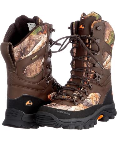 Viking Men's Villrein II Camo GTX Hunting Boots - Dark Brown Camouflage 41 EU | International Shipping - Buy Online on GoSupps.com