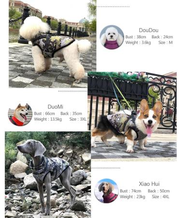 Camouflage Dog Jacket & Sports Vest for Small Dogs | Warm Winter Coat for Cats & Puppies - Buy Online on GoSupps.com