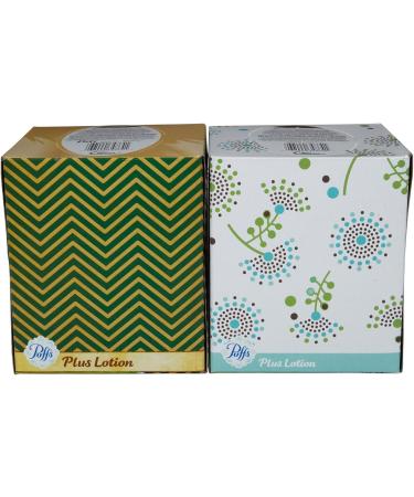 Puffs Plus Lotion Facial Tissues 56 ct - Soft & Gentle for All Skin Types | International Shipping Available - Buy Online on GoSupps.com