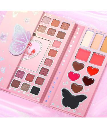 Eyeshadow Palette Pigmented Matte Cosmetic Set | 32-Color Makeup Blush Highlighter 0.08 kg | The Versatile All-in-One Beauty Kit Creates Stunning Everyday Looks - Buy Online on GoSupps.com