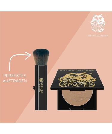 Egypt-Wonder Makeup Set | Matt Powder 10G & Brush | Original Since 1980 | Flawless Finish for All Skin Types - Buy Online on GoSupps.com