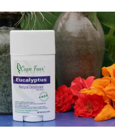 Eucalyptus Natural Deodorant Stick | Aluminum & Preservative Free | 2.5oz | Best International Shipping - Buy Online on GoSupps.com