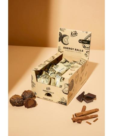 KoRo - Energy Ball Gingerbread 14 x 30 g - Vegan - Ideal snack to-go - With speculatius cookie chunks