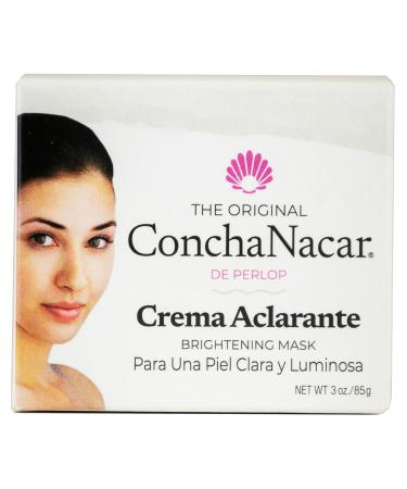 Concha Nacar Crema Aclarante No.3  Brightening Mask 3 oz  Reduces Appearance Of Spots And Scars | Crema Aclaradora Para Piel Manchas En Cara (Pack of 1) 3 Ounce (Pack of 1) - Buy Online on GoSupps.com