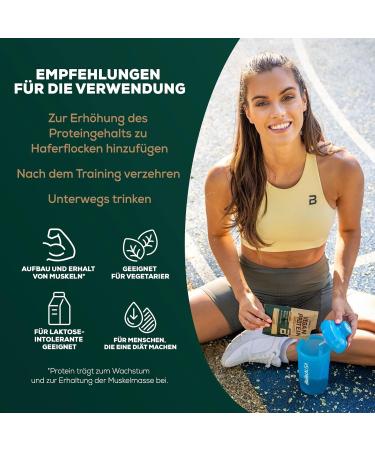 BiotechUSA Vegan Protein Shake - 2kg Rice & Pea Base with Superfoods | Gluten Sugar & Lactose-Free | Hazelnut Flavor - Buy Online on GoSupps.com