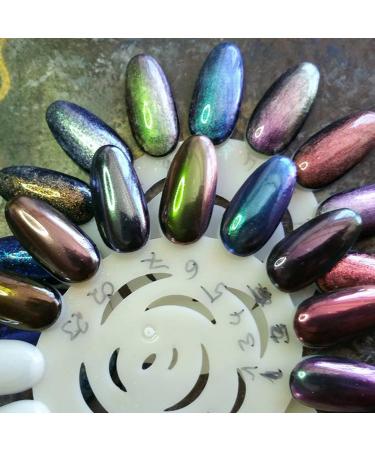 Magic Green Pigment Effects for UV Gel & Nail Art - Chrome & Mermaid Finish - Buy Online on GoSupps.com