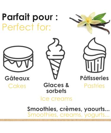 ScrapCooking - Natural Vanilla Extract 40ml - Liquid Vanilla Flavor for Pastries Yogurts Cakes Biscuits Desserts - Buy Online on GoSupps.com