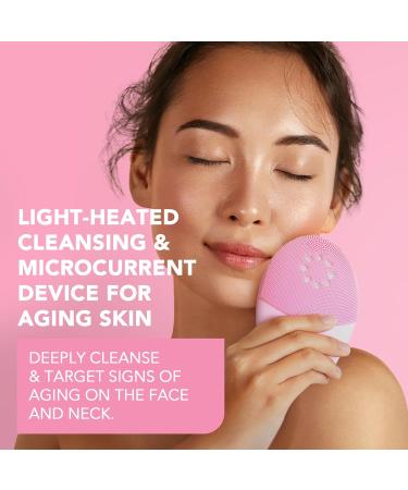 FOREO Luna 4 Plus Facial Cleansing Brush with Red LED Mask - Antiaging Face Massager for Deep Cleansing & Firming - Microcurrent Face Sculptor - Normal Skin Care - Buy Online on GoSupps.com