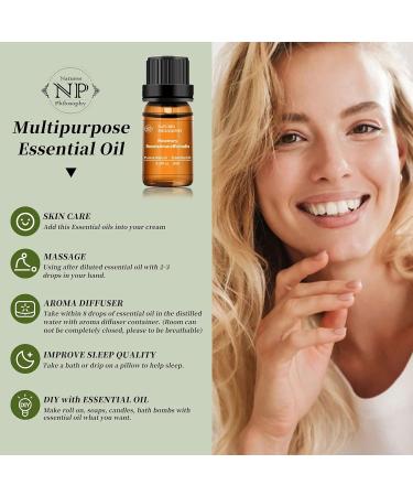 Buy 100% Pure Organic Rosemary Essential Oil for Diffuser Massage & Soap Making - International Shipping Available - Buy Online on GoSupps.com