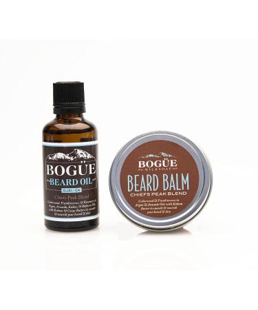 Buy BOGUE Beard Balm - Chiefs Peak Blend with Cedarwood Frankincense & Rosemary | Nourish & Smooth Your Beard | 50ml - International Shipping Available - Buy Online on GoSupps.com