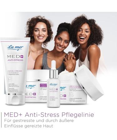 La Mer MED+ Anti-Stress Rich Night Cream Face cream with vitamins A and E & shea butter Protects against harmful environmental influences For stressed and irritated skin 50 - Buy Online on GoSupps.com