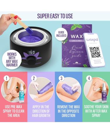 Tress Wellness Hard Wax Beads Hair Removal Kit - Set of 6 Hot Wax Beans for Stripless Waxing - Face & Body Hair Removal - Buy Online on GoSupps.com