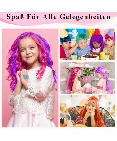 Rememenly 10-Piece Hair Chalk Comb Set | Temporary Hair Color for Kids & Adults | Washable Hair Chalk for Parties Birthdays & Halloween - Buy Online on GoSupps.com