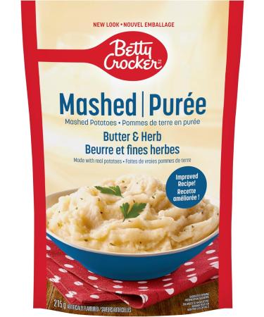BETTY CROCKER Mashed Potatoes Butter and Herb Flavour Made with Real Potatoes 215 Grams Package of Mashed Potatoes - Buy Online on GoSupps.com