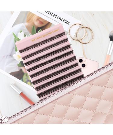 Poiuyoiu 50D Individual Eyelash Extensions Fluffy Cluster Lashes (8-16mm) | Reusable DIY Fake Eyelashes for Home Use - Buy Online on GoSupps.com