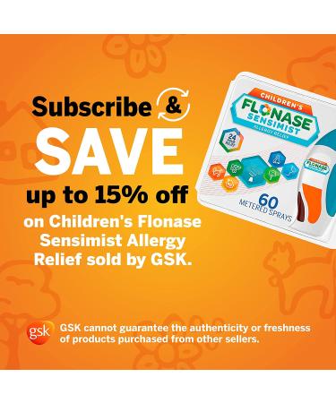 Flonase Sensimist Allergy Relief Nasal Spray for Children - 60 Gentle Sprays, 24 Hour Non-Drowsy Medicine - Buy Online on GoSupps.com