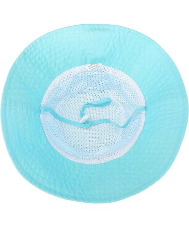 HSYZZY Baby Sun Hat UPF 50+ Toddler Beach Bucket Hat | Adjustable Cap for Boys and Girls (2-4 Years), Aqua - Buy Online on GoSupps.com