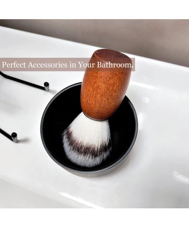 Buy Premium 3pcs Shaving Brush Set for Men - Includes Shaving Brush Bowl & Razor Stand | International Shipping - Buy Online on GoSupps.com