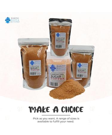 Baking Beauty and Beyond Toffee Flavour Premium Floss Sugar for Cotton Candy - 800g Bulk Flossing Sugar with Natural Ingredients | Perfect for Every Occasion - Buy Online on GoSupps.com