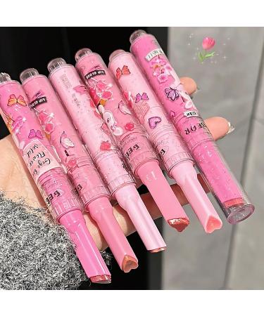 Buy 3 Colors Jelly Lipstick Gift Set - Tinted Heart Shape Lip Stain & Gloss | Moisturizing Hydrating Lip Balm | Vivid Color Makeup for Girls - Buy Online on GoSupps.com