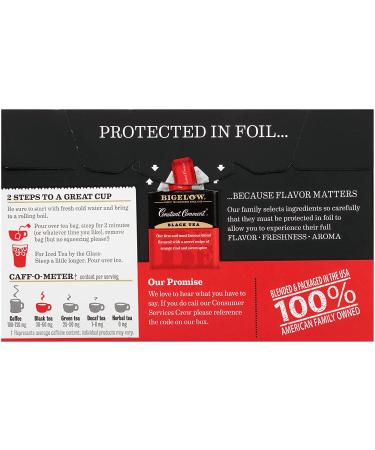 Bigelow Constant Comment Black Tea - Caffeinated, 120 Bags (Pack of 6) - Premium Flavor - Buy Online on GoSupps.com
