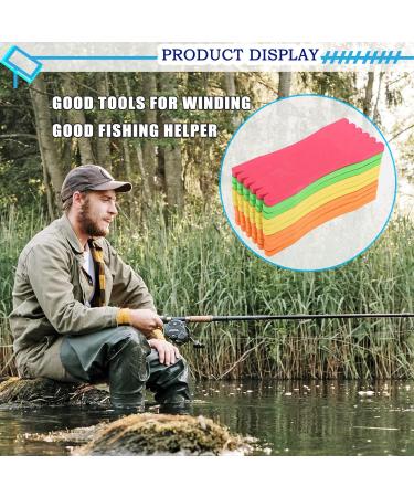 XSHAO 60-Piece Foam Fishing Leader Winders - Durable Tool Accessories for Organizing Fishing Cords (Random Colors 3 Sizes) - Buy Online on GoSupps.com
