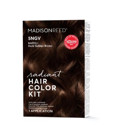 Madison Reed Radiant Hair Color Kit  Shades of Black Pack of 1 Napoli Brown - 5NGV