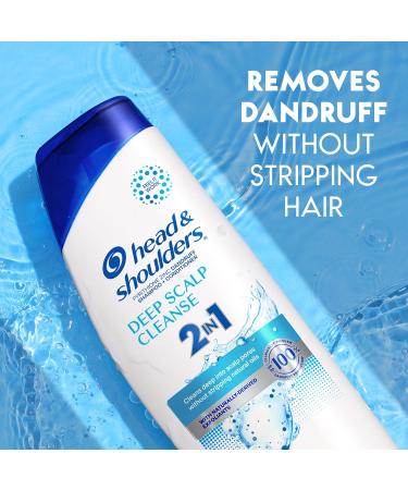 Head & Shoulders Deep Scalp Cleanse 2-in-1 Anti-Dandruff Shampoo + Conditioner 370 mL - Buy Online on GoSupps.com