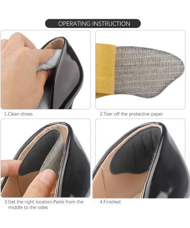 Premium Heel Pads Inserts - Cushions & Grips for Loose Shoes | Prevent Blisters & Slipping for Men & Women - Buy Online on GoSupps.com