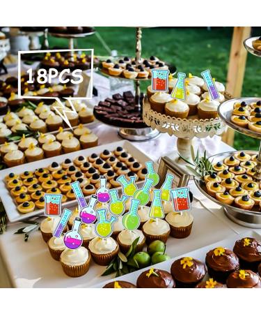 S-Cp-0008 Ice Cream Fruit Dessert Cupcake Topper Colorful Glitter Happy Birthday Sensory Pop Game Theme Decor Supplies Baby Shower Boys Girls Birthday Party Decorations - Buy Online on GoSupps.com