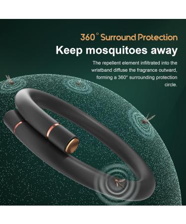 Mosquito Bracelets for Adults & Kids | DEET Free Insect Bands - Outdoor & Camping Gear (10 Replacement Cores - Buy Online on GoSupps.com