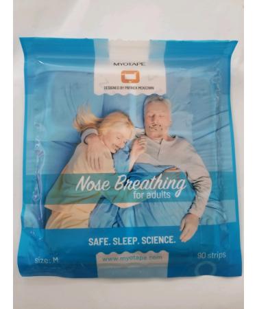 Sleep Strips by Oxygen Advantage Restores Nasal Breathing to Improve Sleep Quality Comes in 3 Sizes S M L uses Elastic Tension to Gently Keep Lips Closed (Teens (Medium))