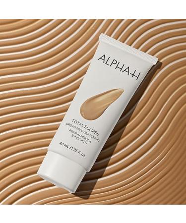 ALPHA-H | Total Eclipse Broad Spectrum SPF 40 Firming Mineral Sunscreen Moisturizing Tinted SPF for UVA/UVB Protection - Buy Online on GoSupps.com