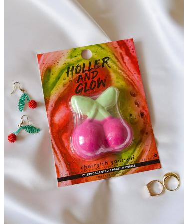 Holler and Glow Cherryish Yourself Cherry Shaped Bath Fizzer - Buy Online on GoSupps.com