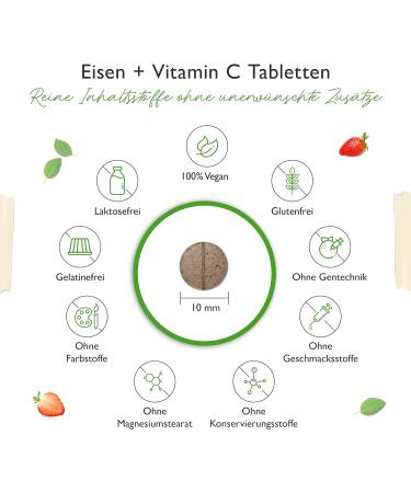 Buy Iron 365 Tablets - 40mg Pure Iron + Vitamin C - Vegan Iron Bisglycinate - Lab Tested - Premium Quality - Buy Online on GoSupps.com