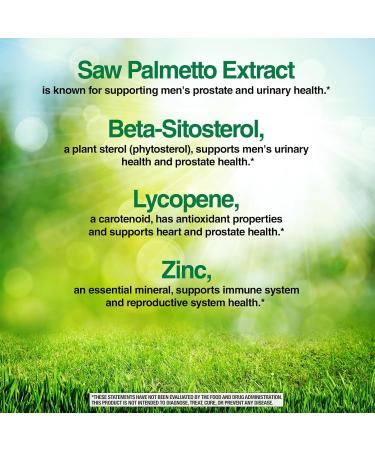 Nature's Wonder Men's Prostate Formula with Saw Palmetto Beta-Sitosterol & Lycopene - 200 Softgels - Buy Online on GoSupps.com
